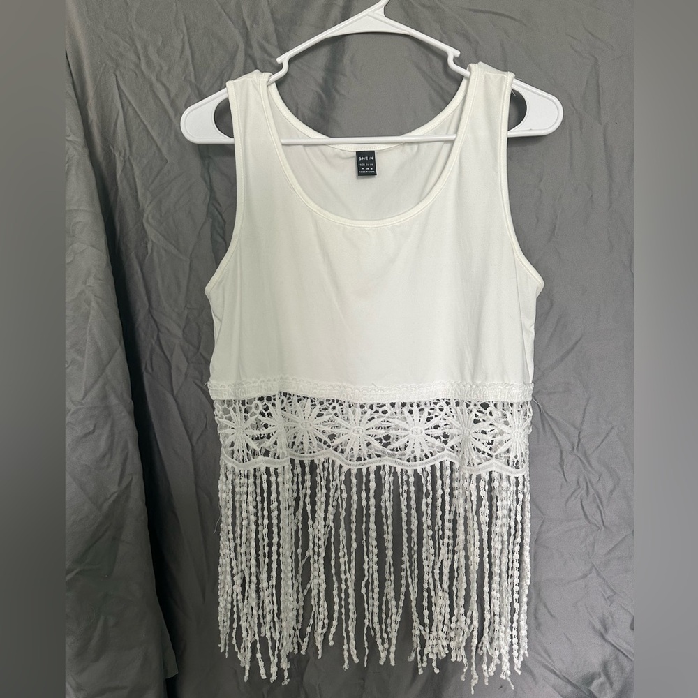 SHEIN Classic White Tank Top